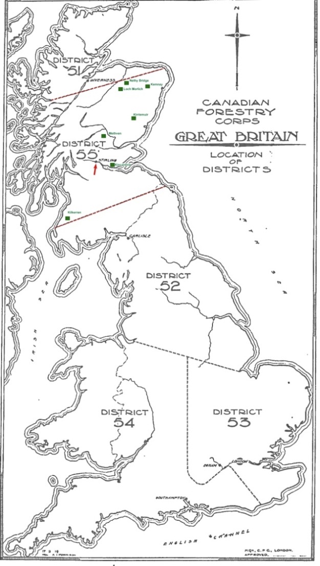 Canadian Forestry Map