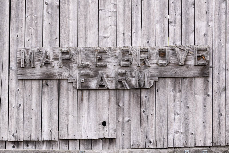 Maple Grove sign